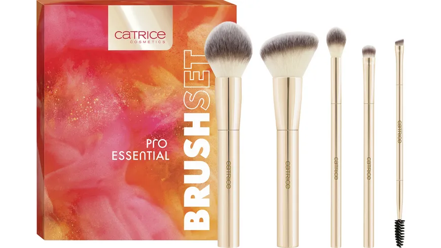 Catrice Kosmetikpinsel Brush-Set Pro Essential 5-tlg.