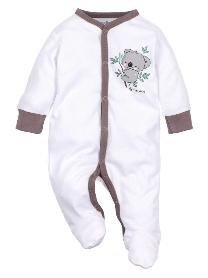 Nini Strampler Koala in weiß braun günstig kaufen 86