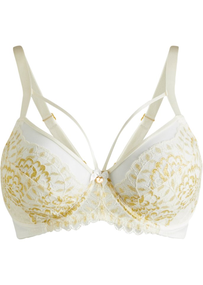 Minimizer BH mit Bügel mit goldfarbener Lurex-Spitze