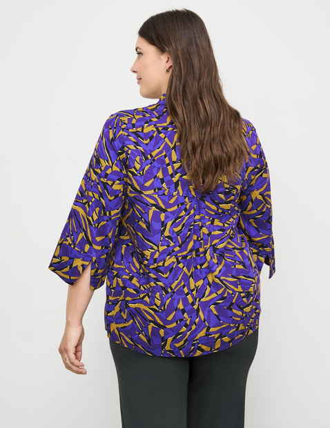 3/4 Arm Bluse mit Allover-Print