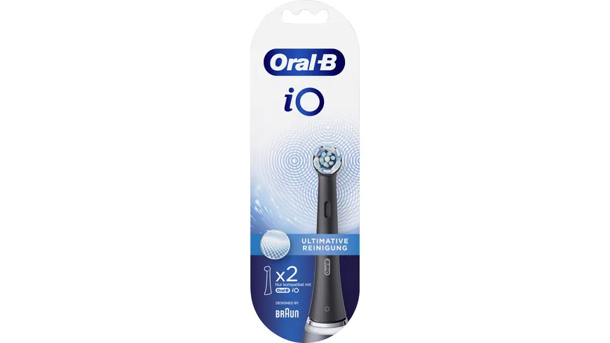 Oral-B Aufsteckbürsten iO Ultimative Reinigung BLACK 2er