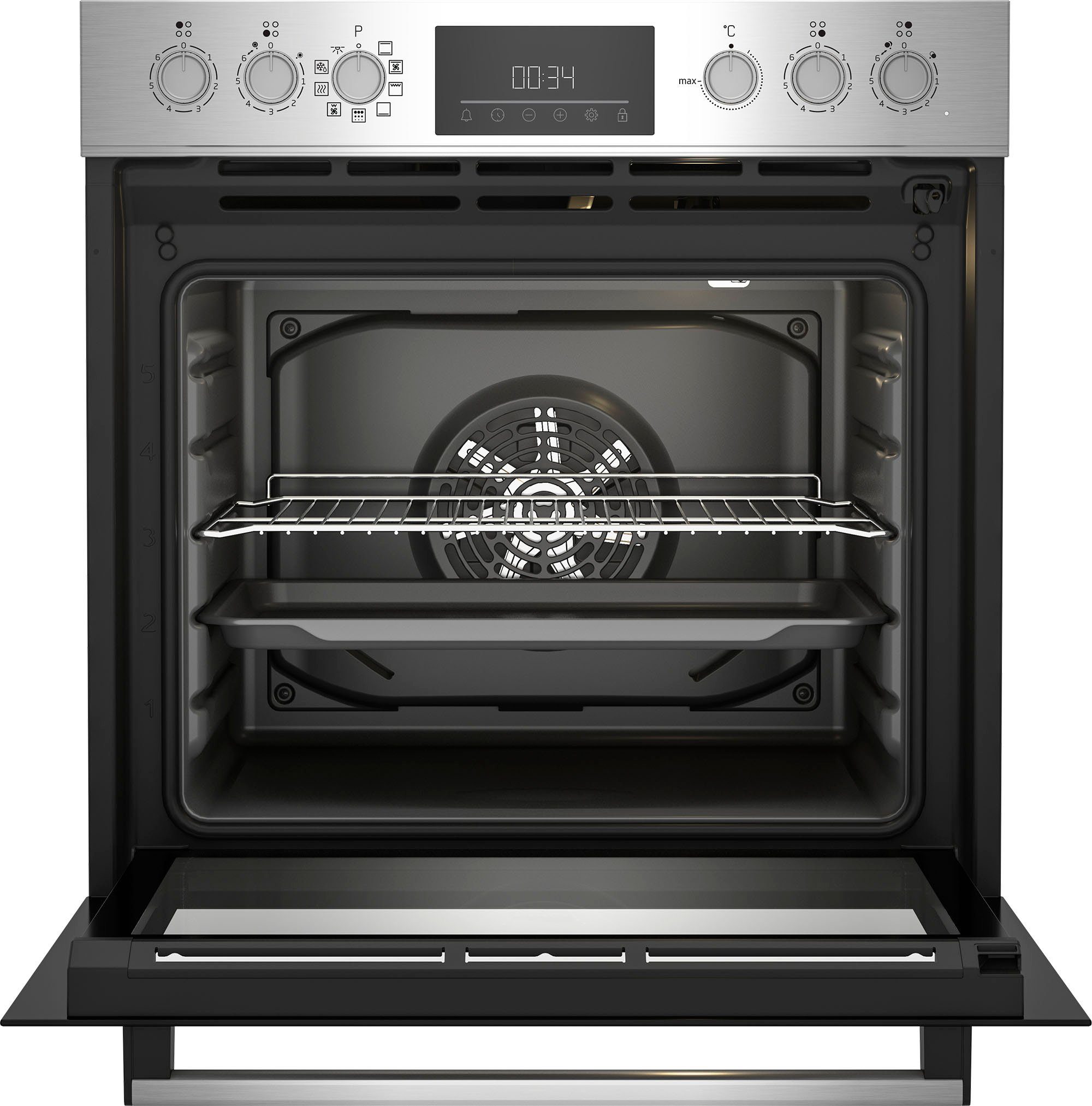 BEKO Elektro-Herd-Set BBUE1132T0XFP, Pyrolyse-Selbstreinigung
