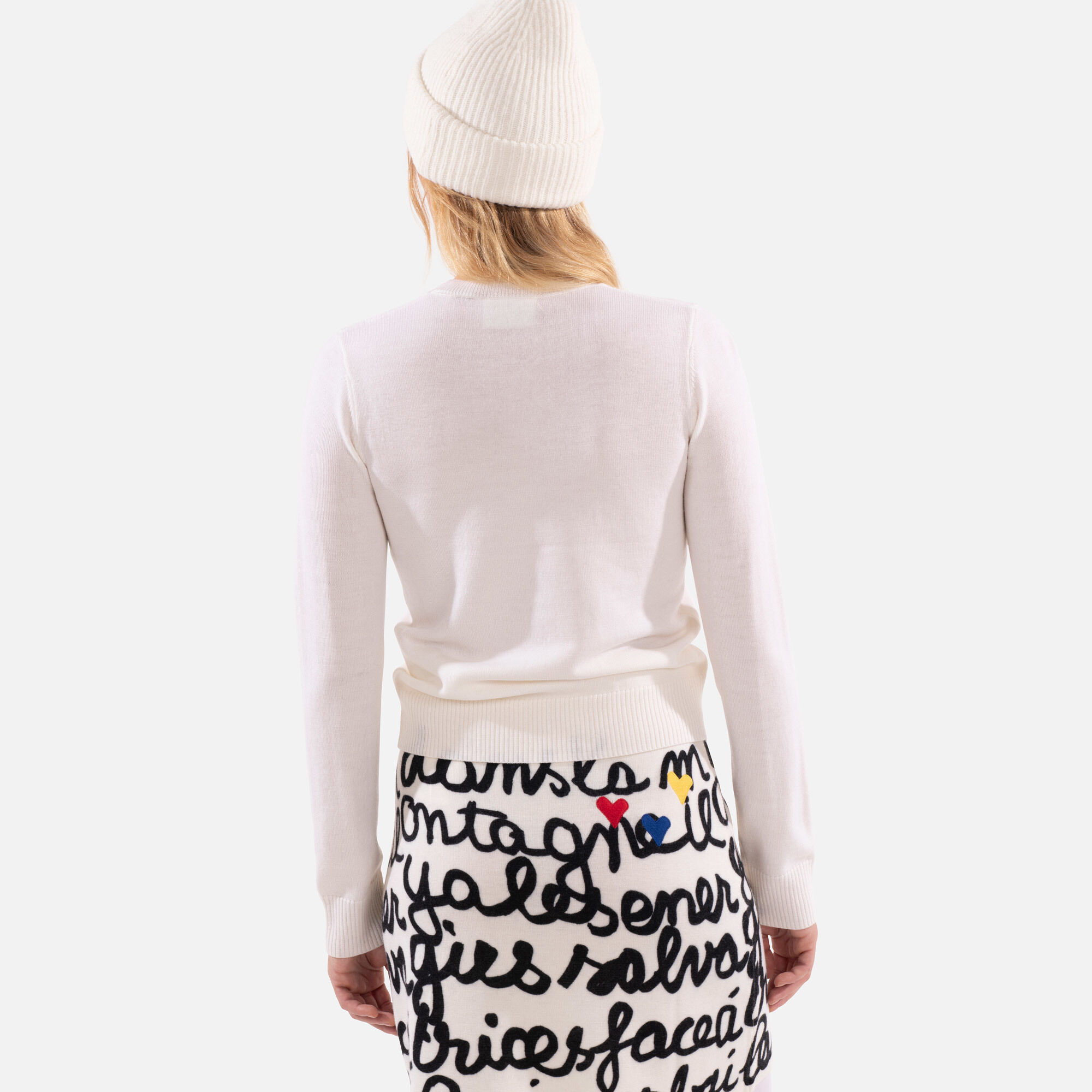 Jupe All-Over Writing JCC pour femme