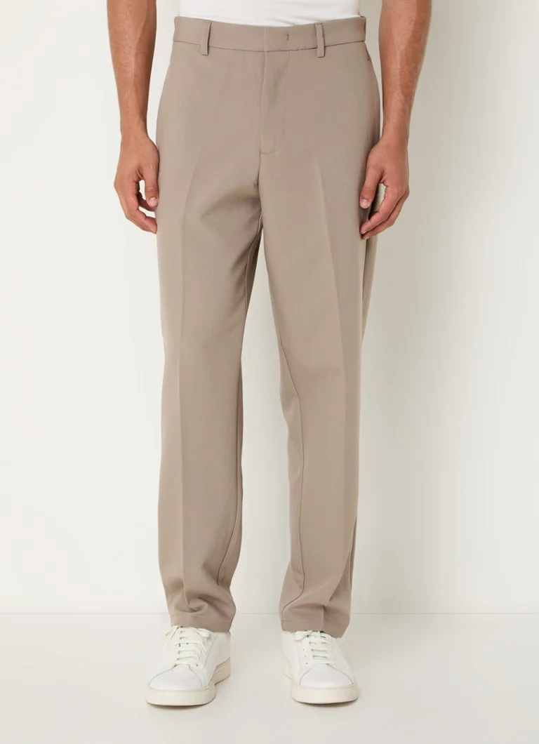 Pantaloni slim fit Emporio Armani cu buzunare laterale