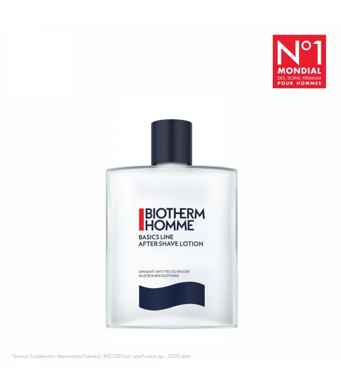 BIOTHERM-APRES-RASAGE ANTI FEU DU RASOIR-Après-rasage effet calmant immédiat pour homme  Peau normale