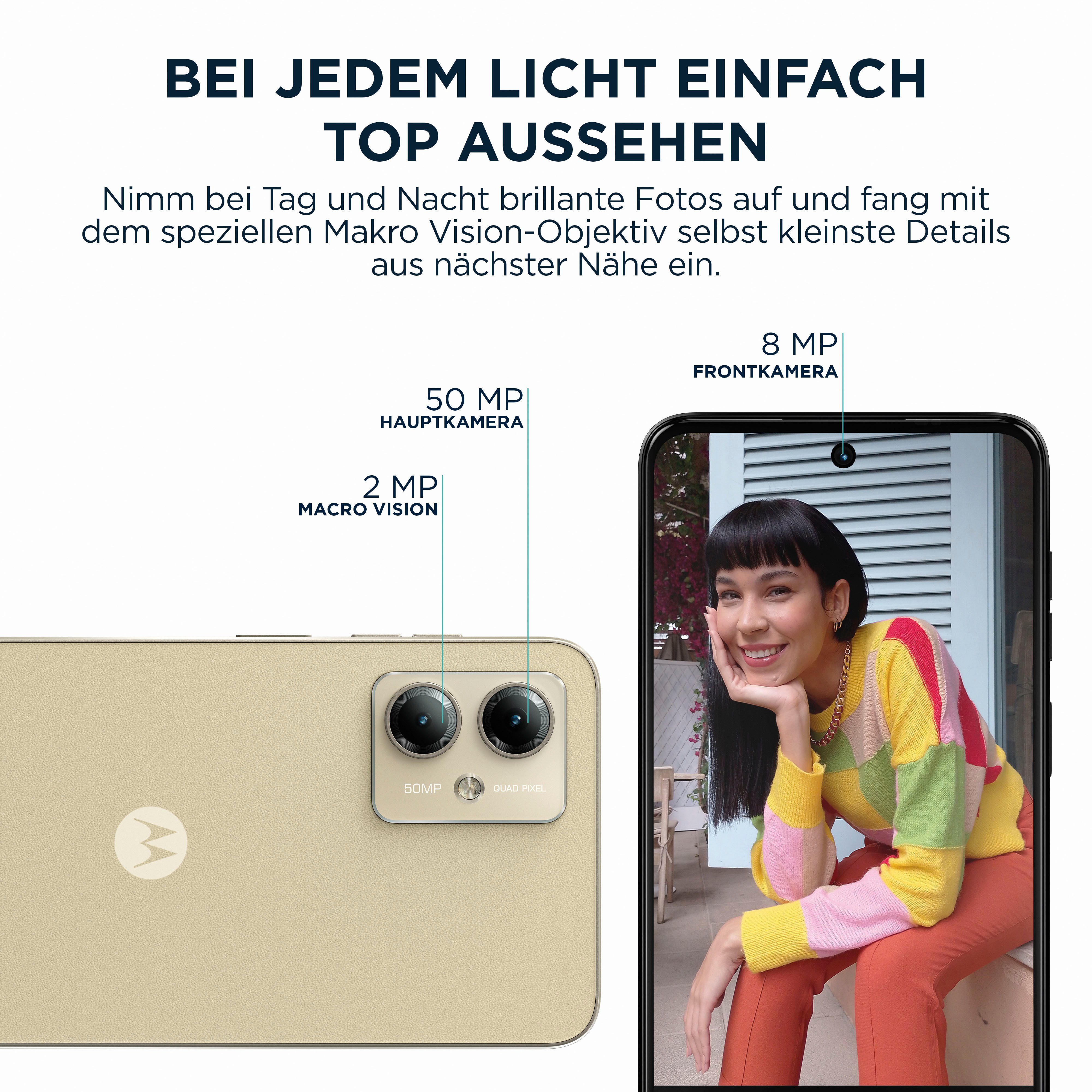 Motorola moto g14 Smartphone (16,51 cm/6,5 Zoll, 128 GB Speicherplatz, 50 MP Kamera)