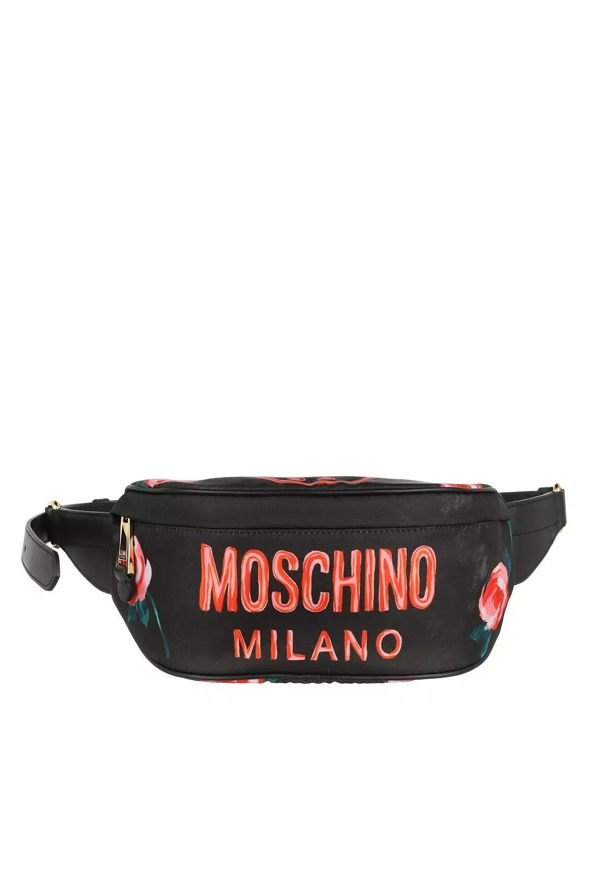Moschino  Umhängetasche mit Gürtel Schwarz