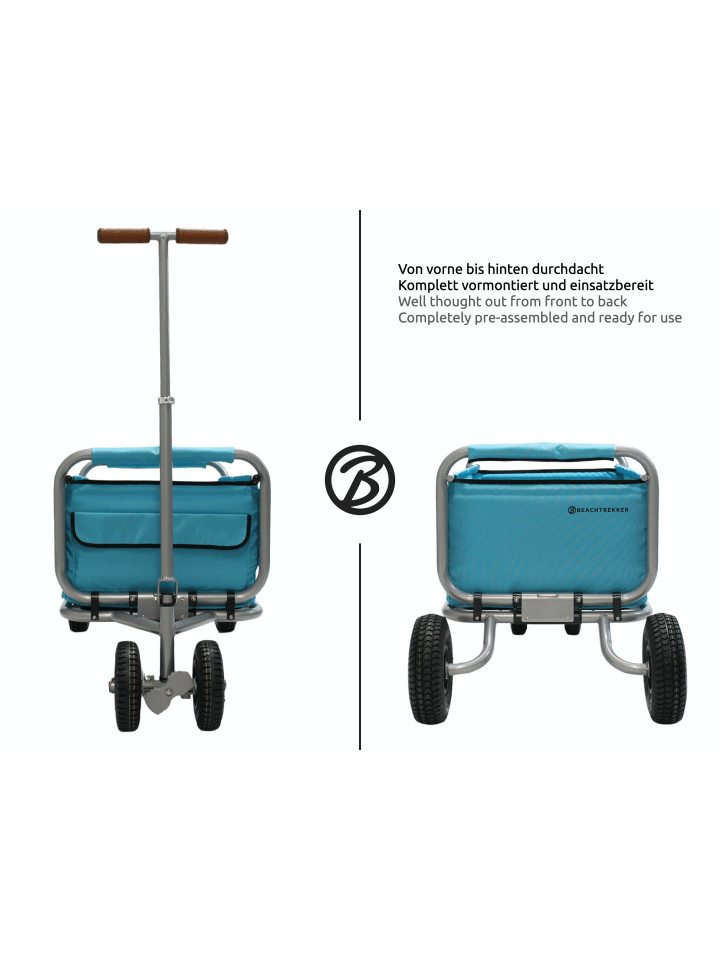 Beachtrekker Beachtrekker LiFe faltbarer Bollerwagen   Bremse, klappb. Handwagen (Himmelblau) günstig kaufen onesize