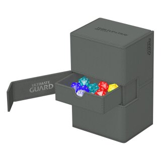 Ultimate Guard Twin Flip`n`Tray 160+ XenoSkin Monocolor - Grau
