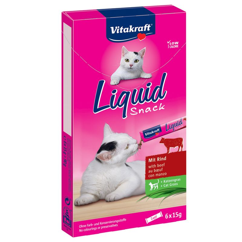 Vitakraft Cat Liquid-Snack mit Rind & Inulin zu TOP-Preisen % | bitiba