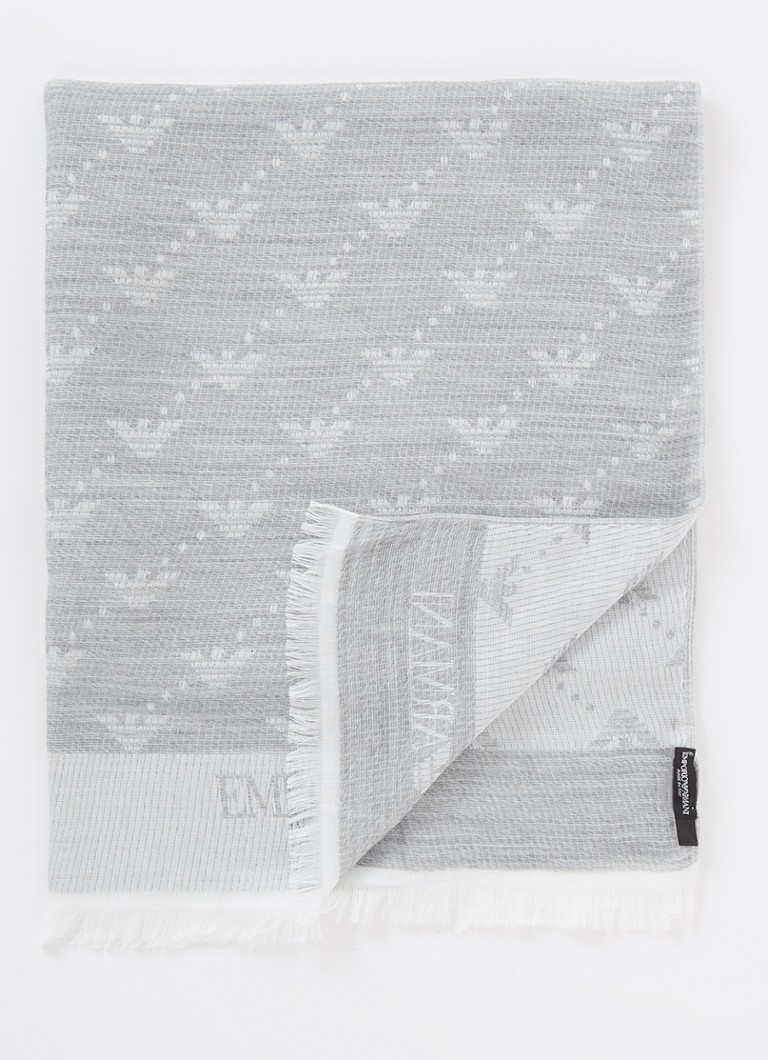 Emporio Armani Scarf with jacquard logo print 190 x 80 cm