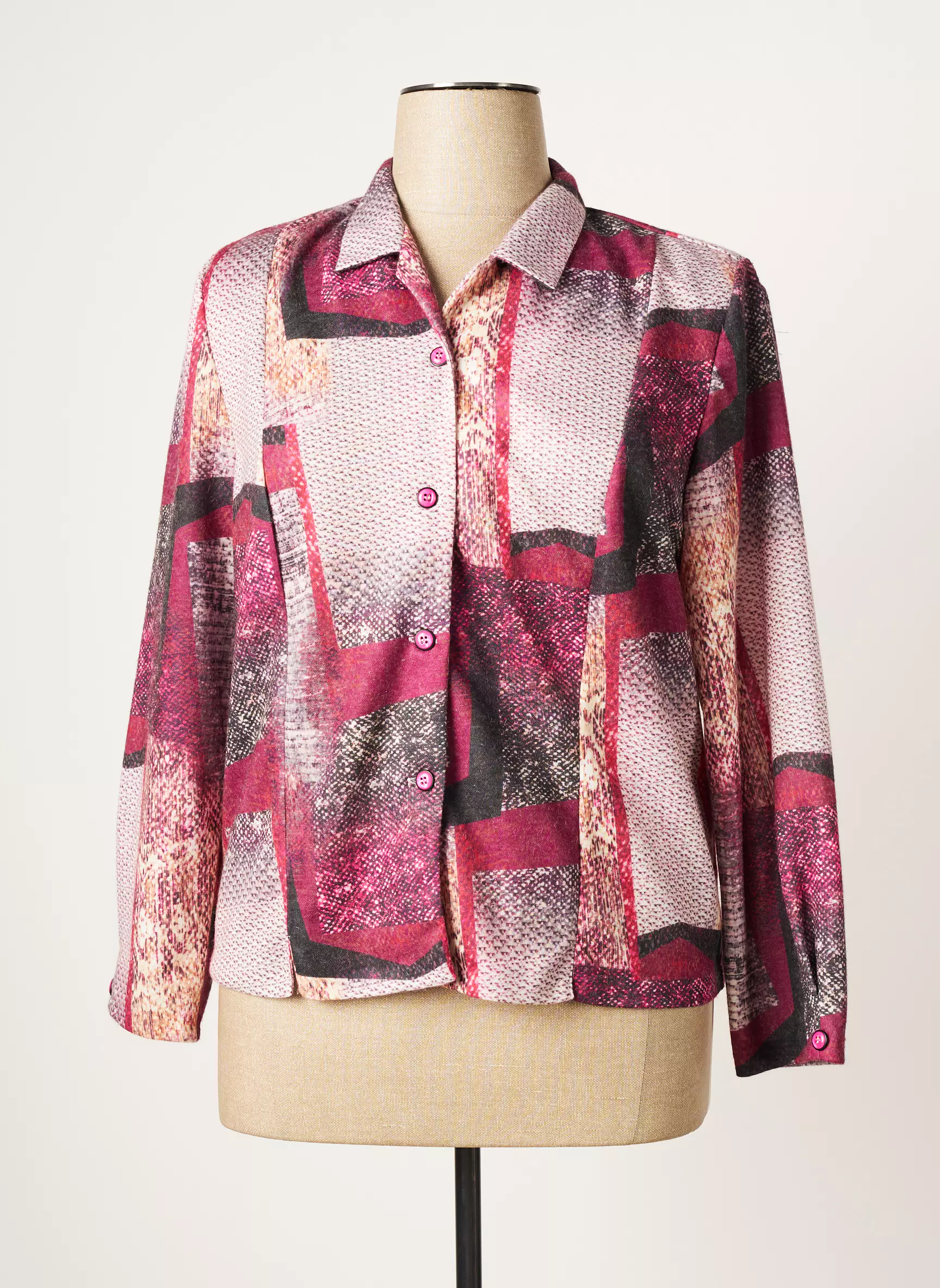 France Rivoire Vestecasual Femme couleur rose