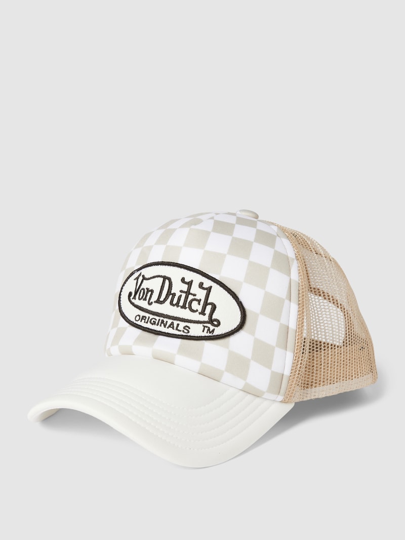 Basecap mit Label-Stitching in beige