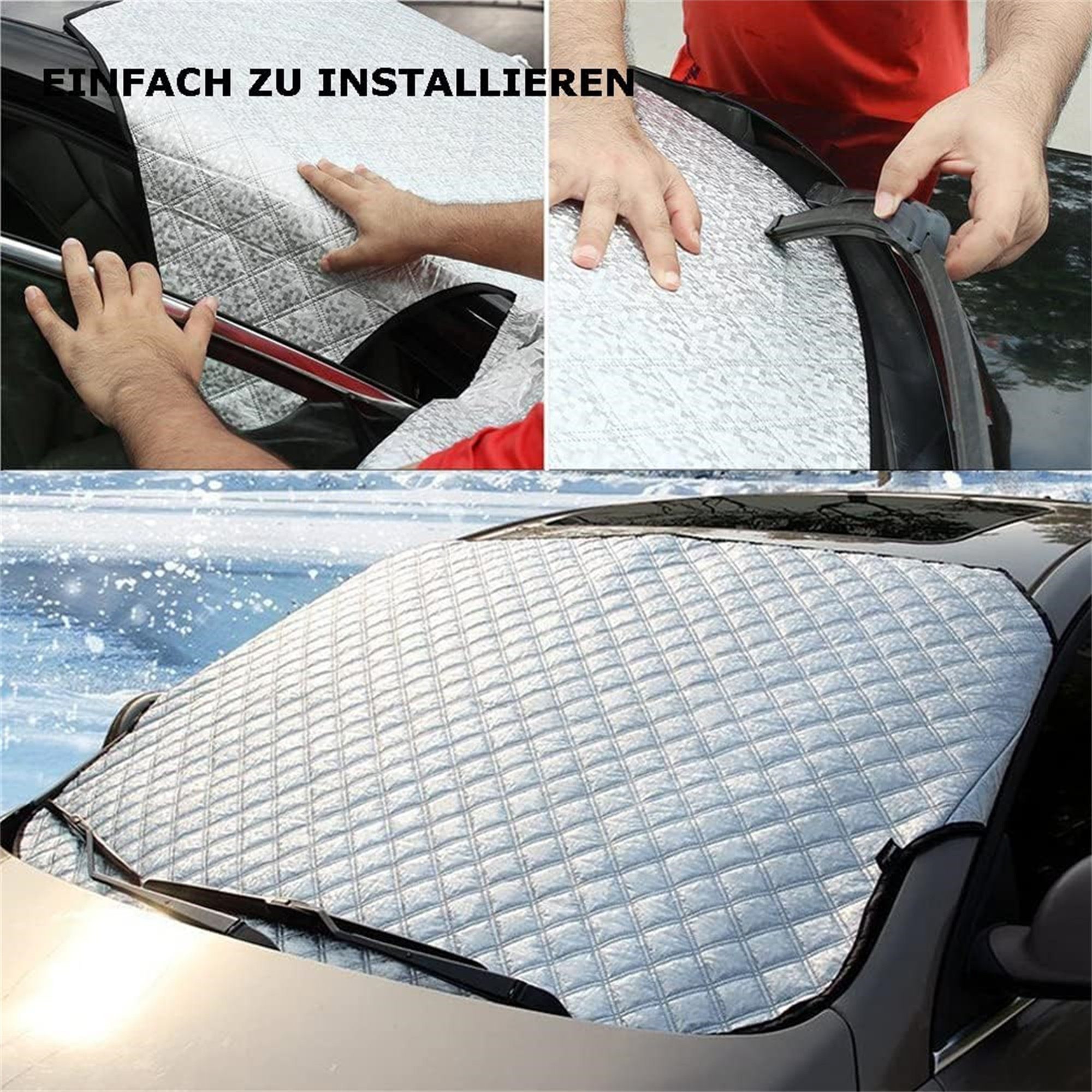 flowgoer Frontscheibenabdeckung Auto-Windschutzscheibenschutz, (1-St)