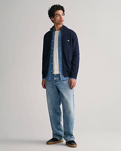 GANT Herren Strickjacke