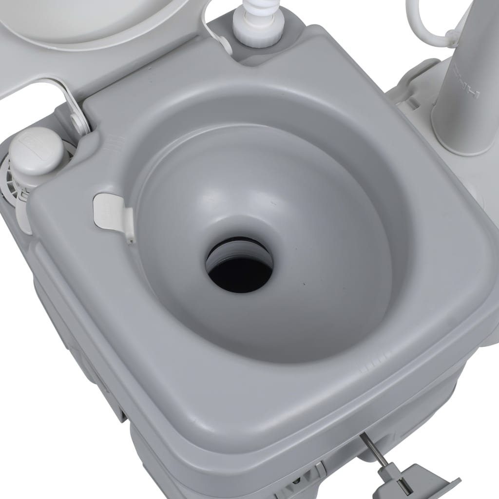 DOTMALL Campingtoilette Reisetoilette und Waschbecken-Set, Tragbar