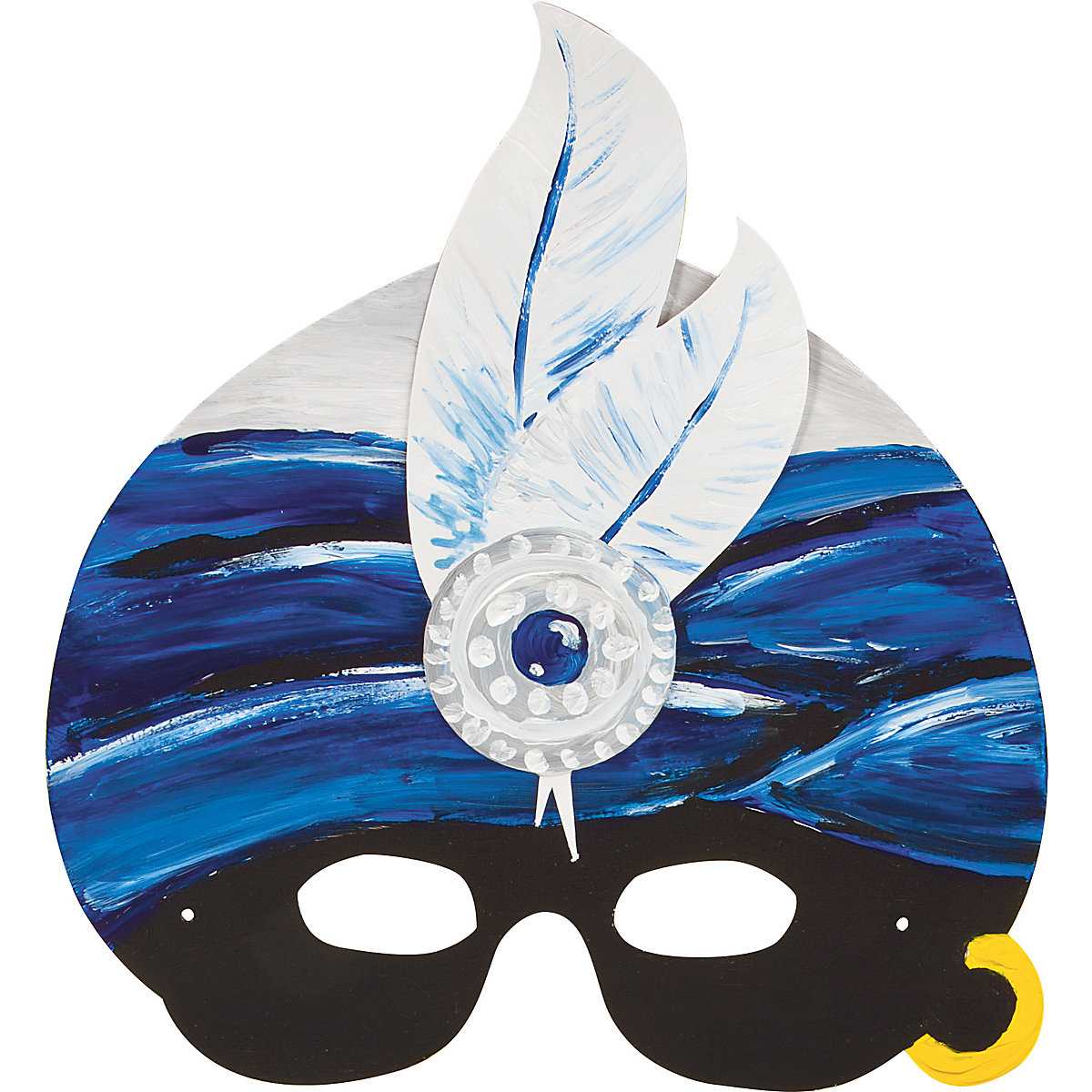 Pappmaskenset Kinder, 6 Stück