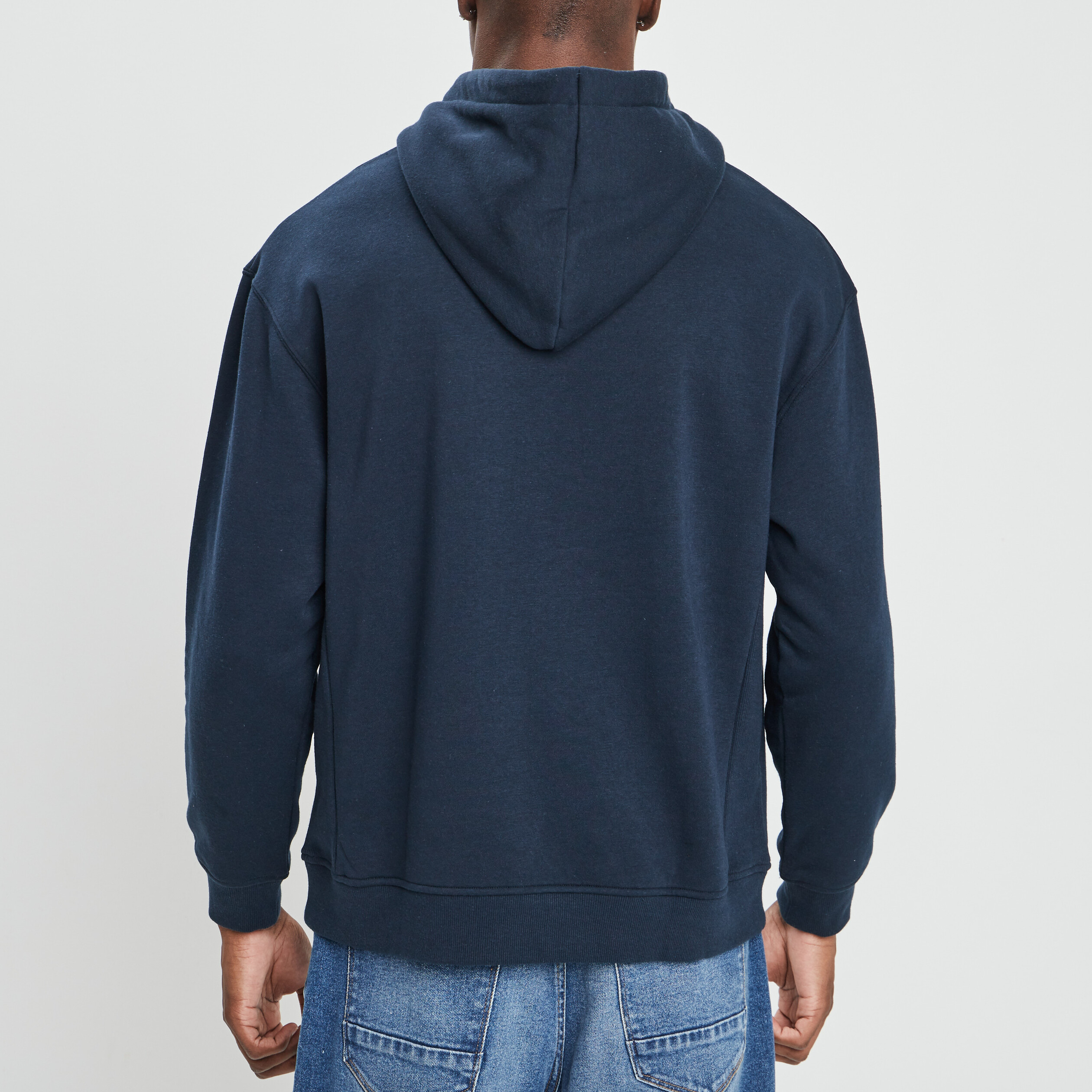 Sweat à capuche hoodie Creeks bleu marine homme | La Halle