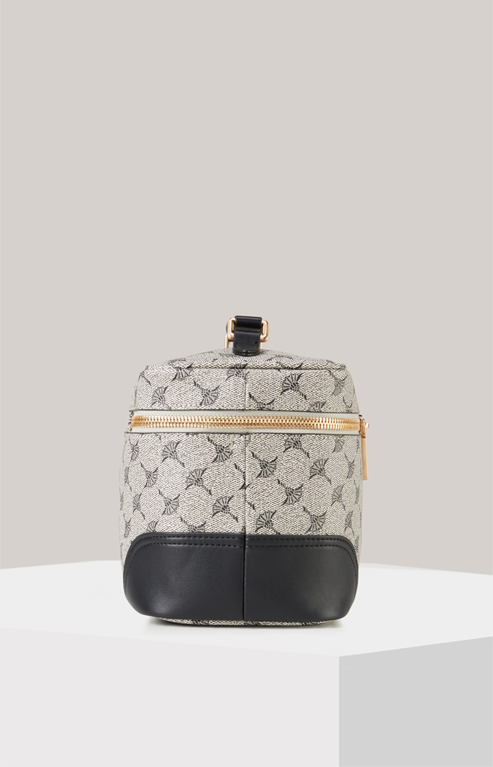 Beauty-Case Mazzolino Edition Flora in Schwarz/Offwhite