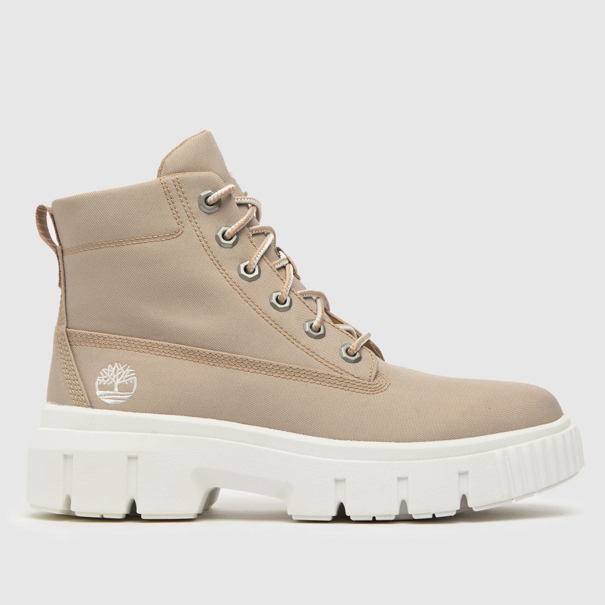 Timberland – Gråfältsstövlar i beige