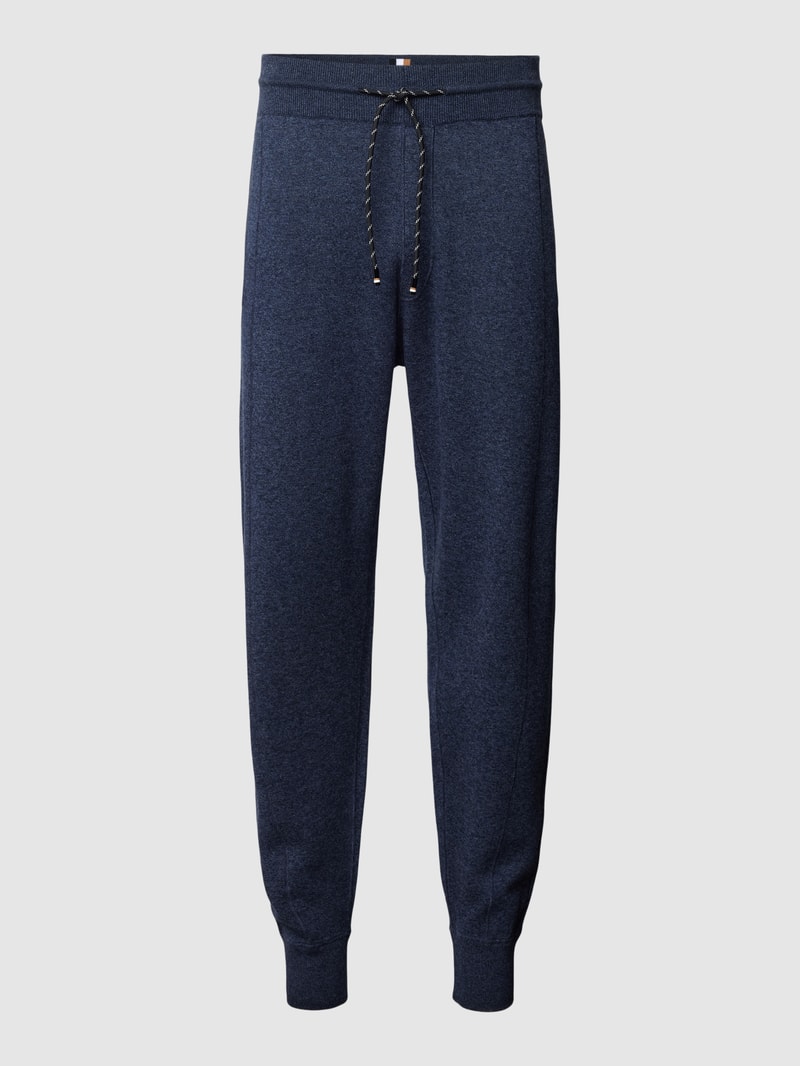 Sweatpants mit Schurwoll-Anteil Modell 'Onestino' in weiß