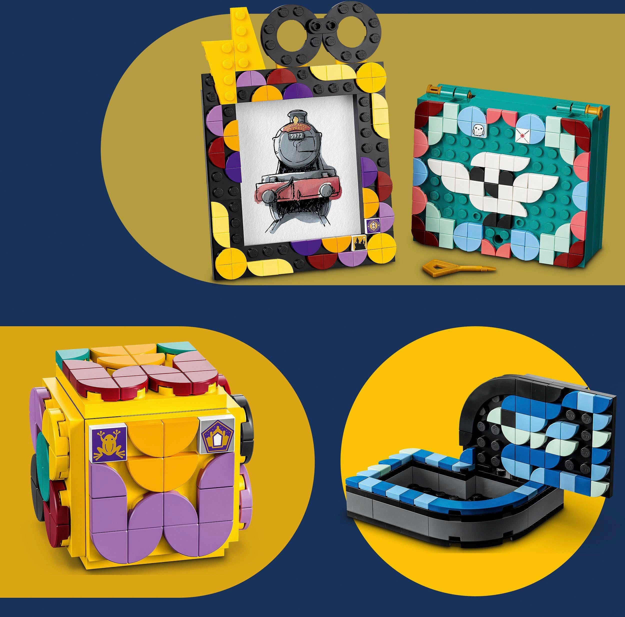 LEGO® Konstruktionsspielsteine Hogwarts Schreibtisch-Set (41811), LEGO® DOTS, (856 St), Harry Potter