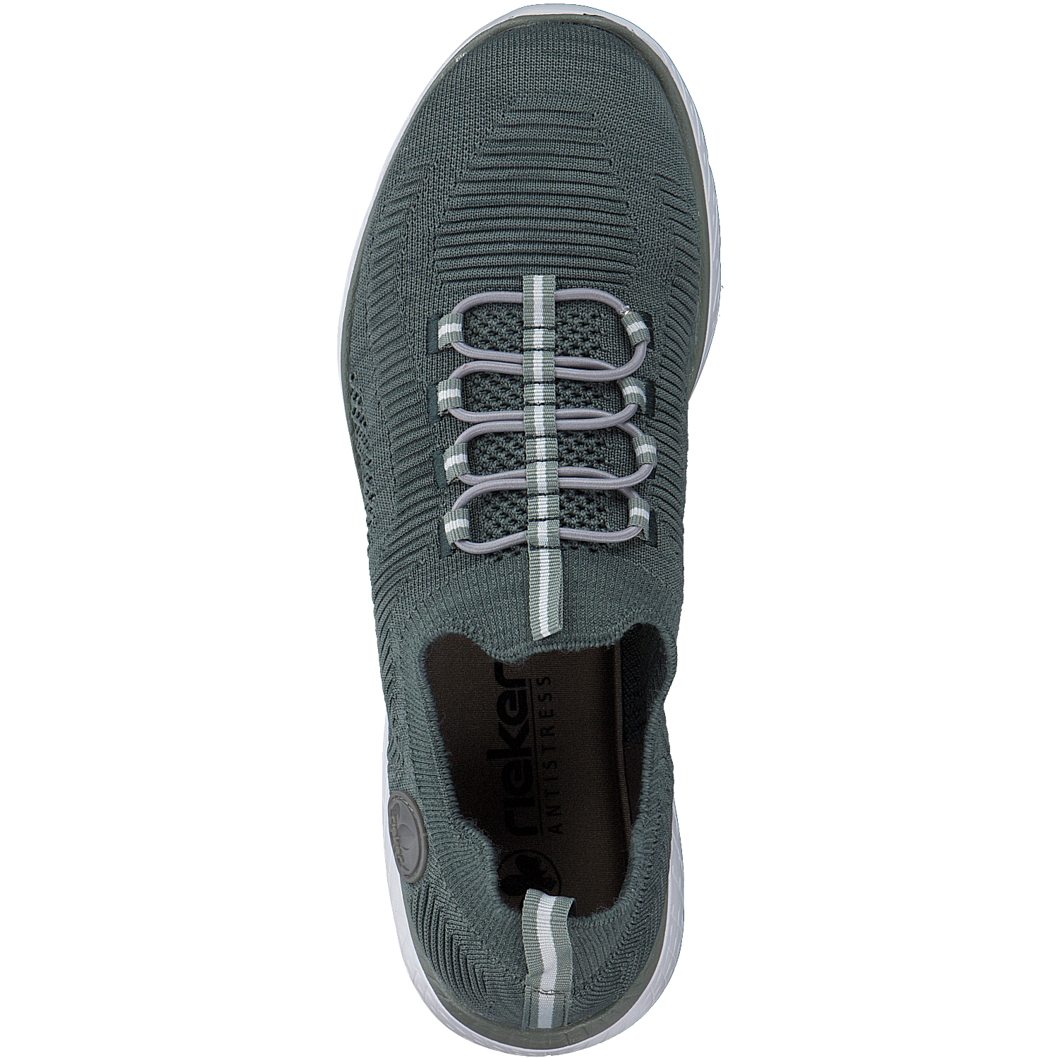 Rieker M5074, Slip-On-Sneaker, Damen, Grün