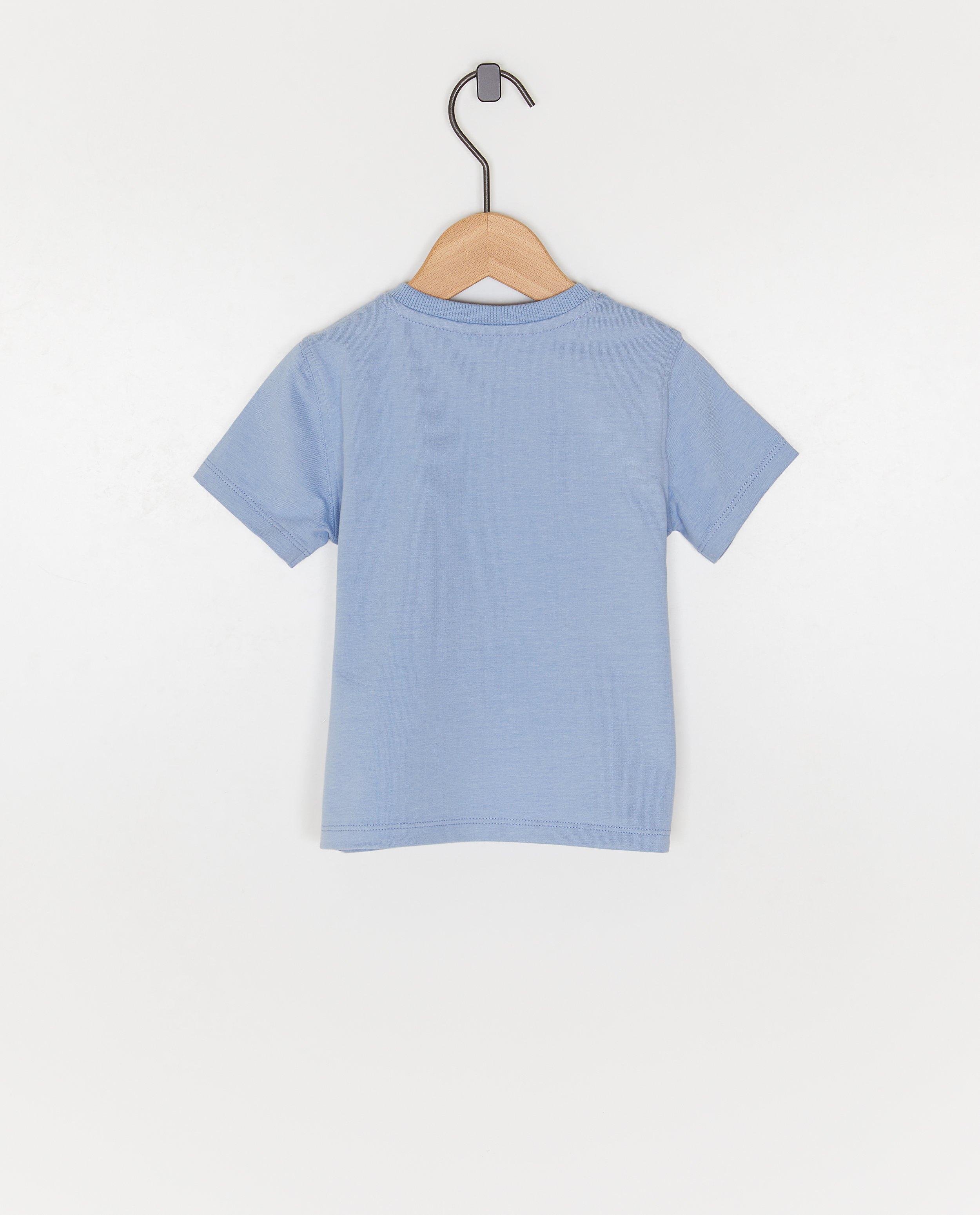 Tricou Cuddles and Smiles cu inscripție, Cel mai frumos din familie albastru
