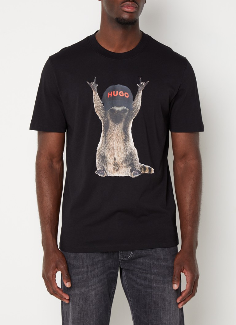 HUGO BOSS Draccoon T-shirt with logo and print
