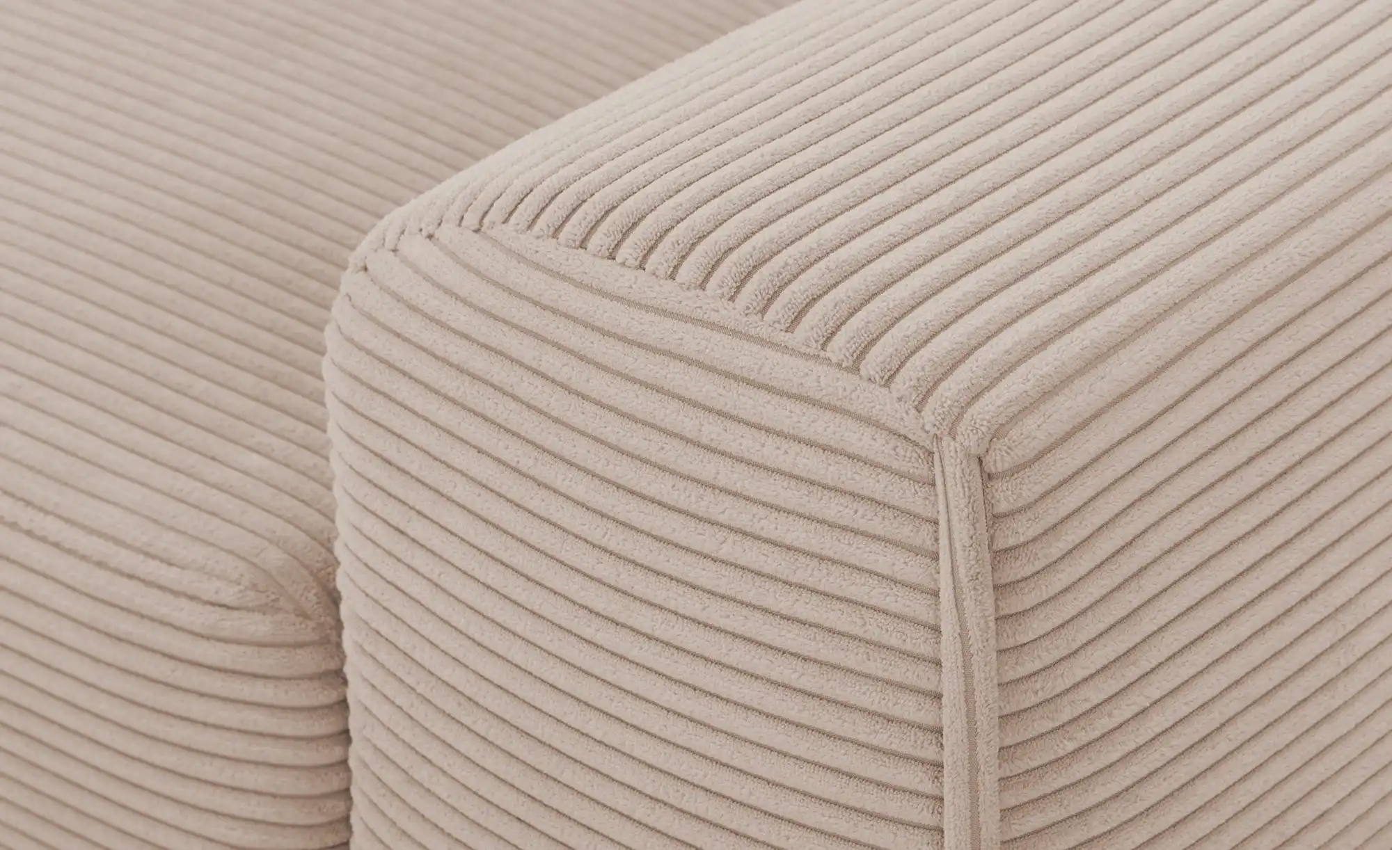 Twist Ecksofa aus Cord Capitol