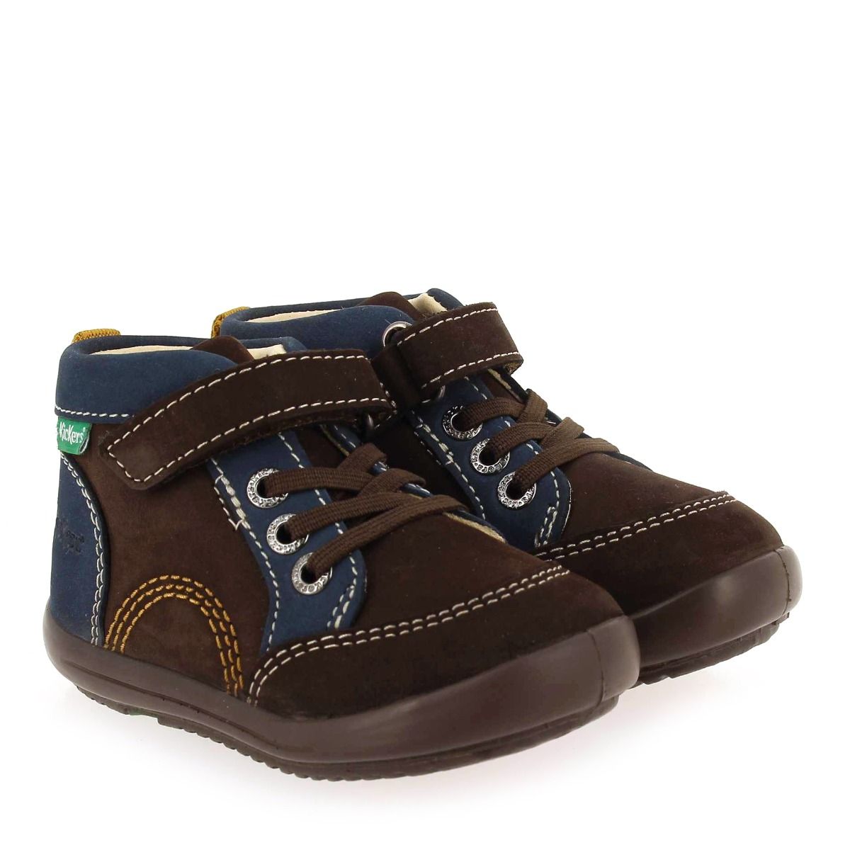 Kickers  KINOE H21 - Marron marine