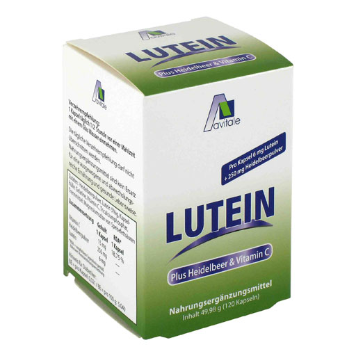LUTEIN KAPSELN 6 mg Heidelbeer  120 St  Kapseln
