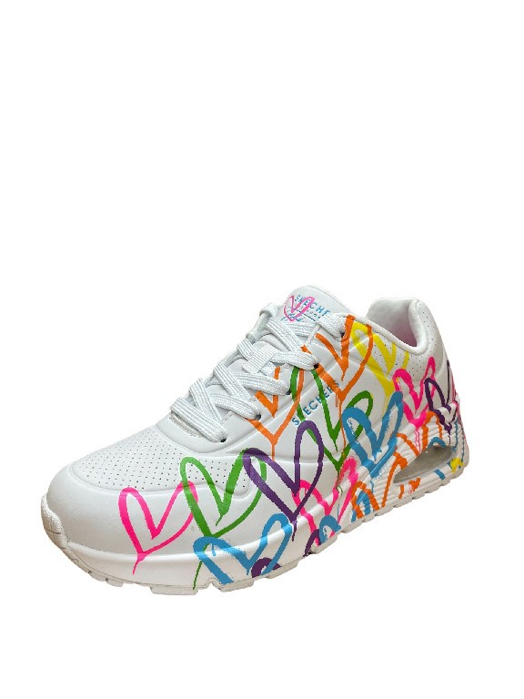 SKECHERS Freizeit Schnürer weiss