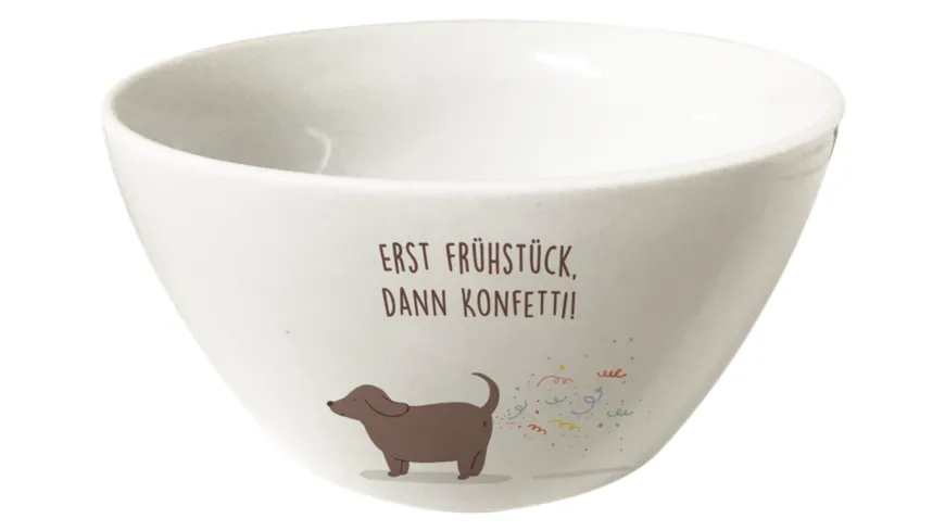 GRAFiK WERKSTATT Müslischale Gute Laune Erst Frühstück