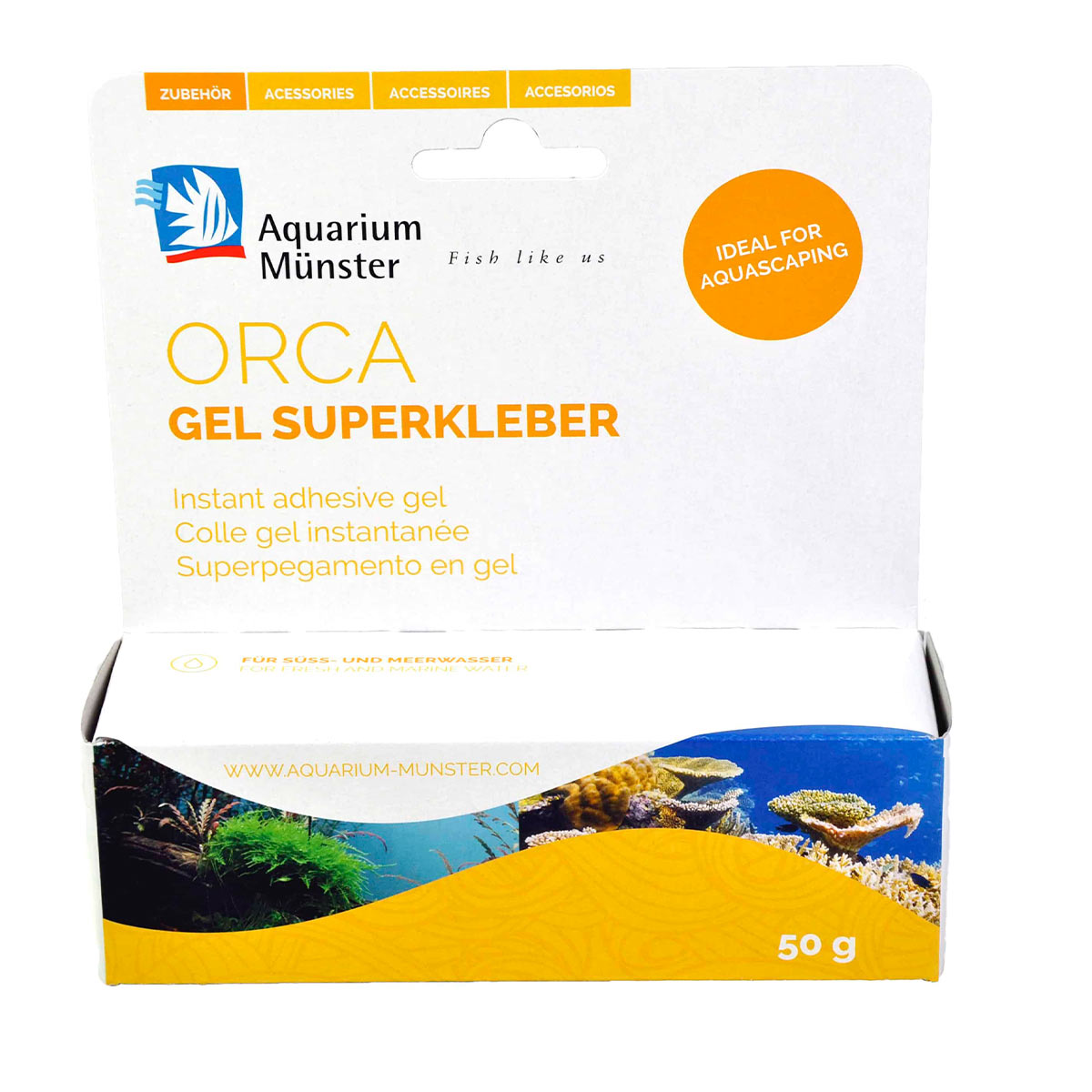 Aquarium Münster ORCA GEL-SUPERKLEBER 50g kaufen