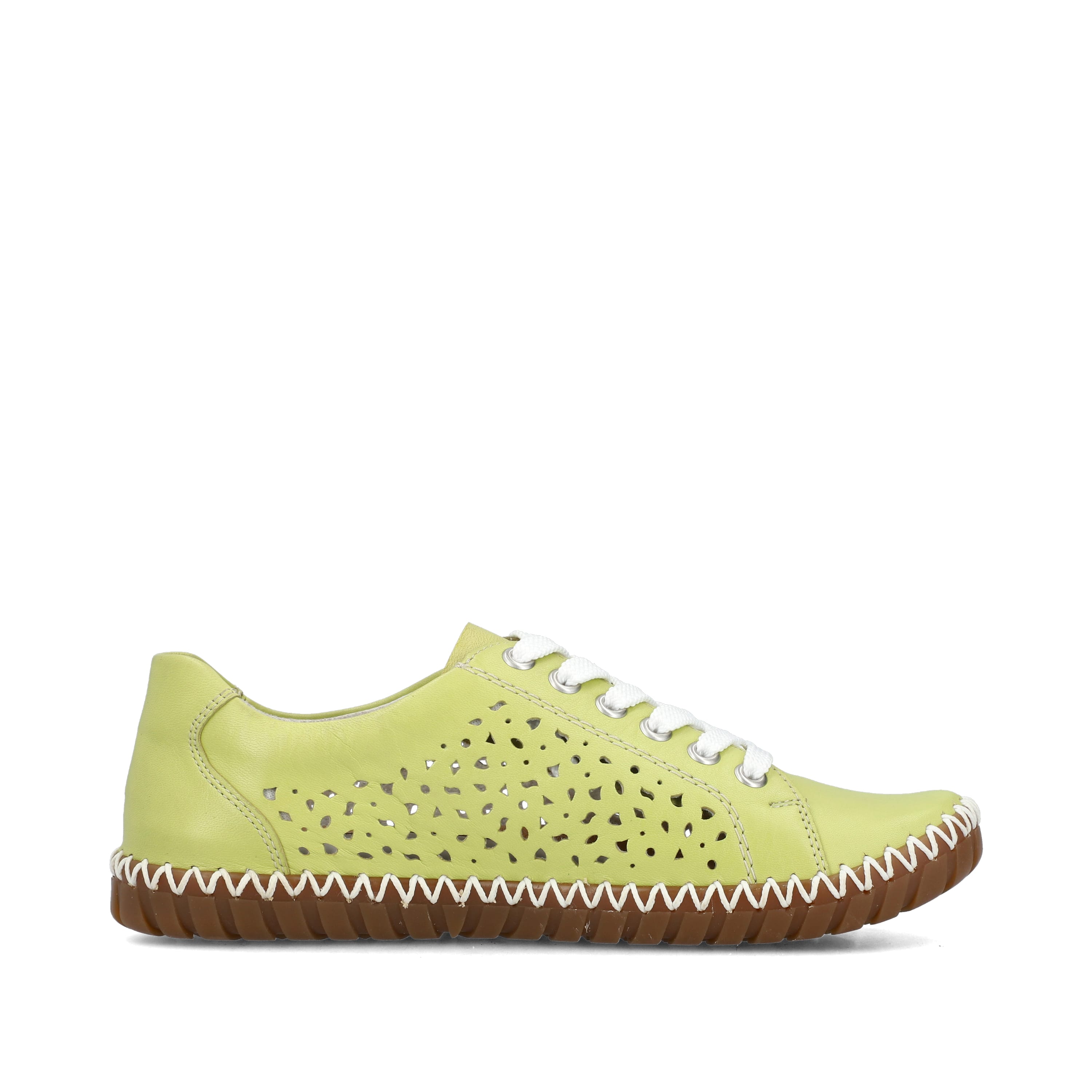 Rieker Damen Schnürschuhe hellgrün