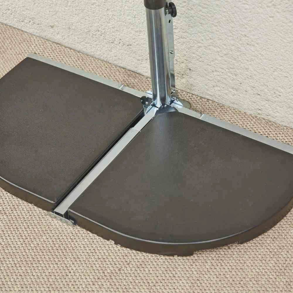 Siena Garden Betonschirmständer Quadro light, Set, 2 tlg.