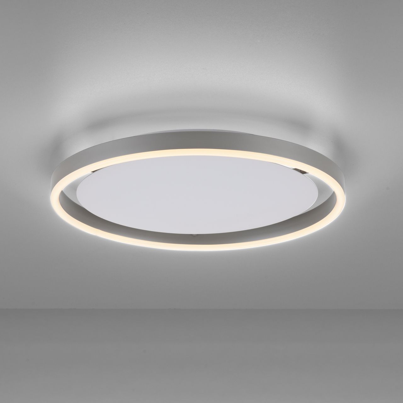 JUST LIGHT LeuchtenDirekt LED Deckenleuchte RITUS, rund, 3-Stufen Dimmer, 3000Kelvin,  Innenleuchte, IP20