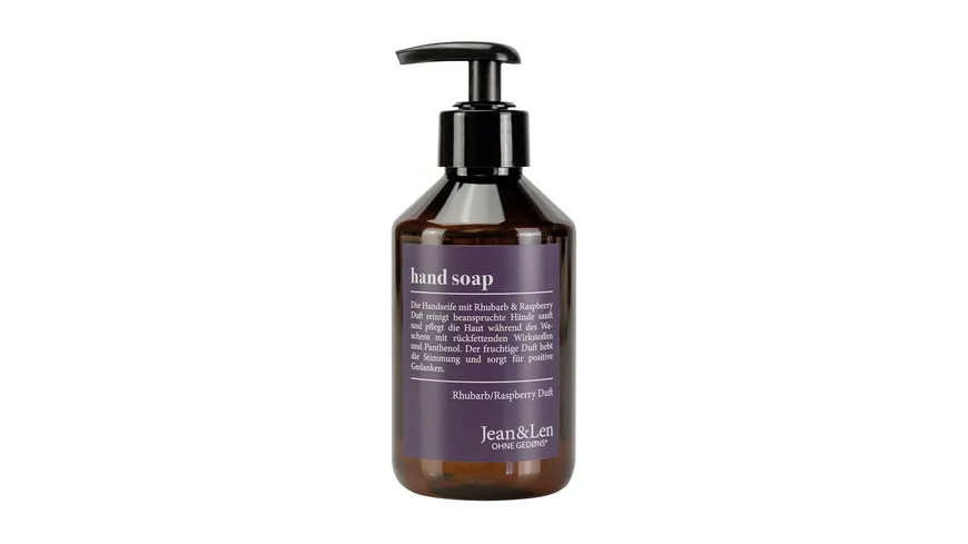Jean&Len Handseife Rhubarb & Raspberry 250 ml