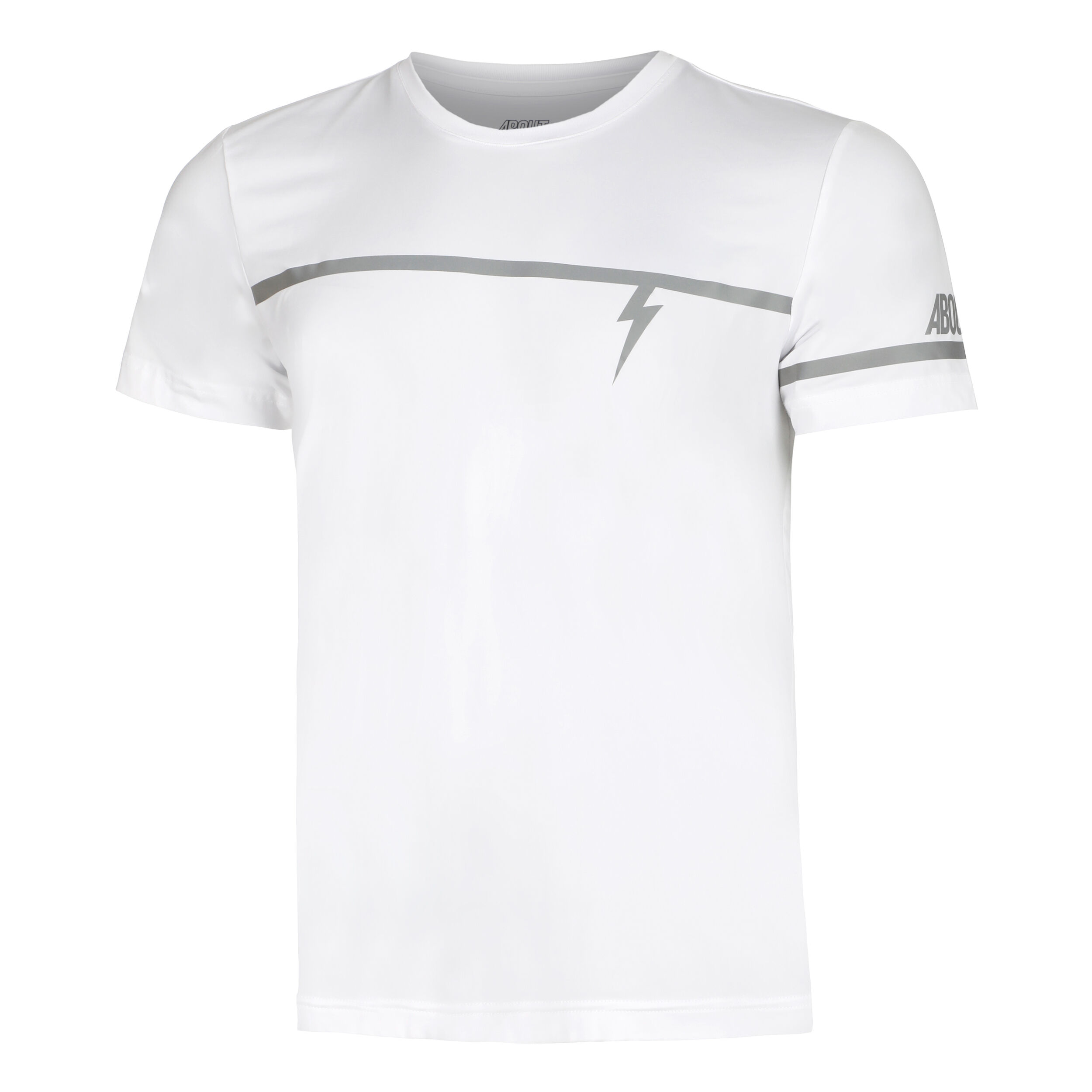 Tech T-Shirt Herren - Weiß, Silber