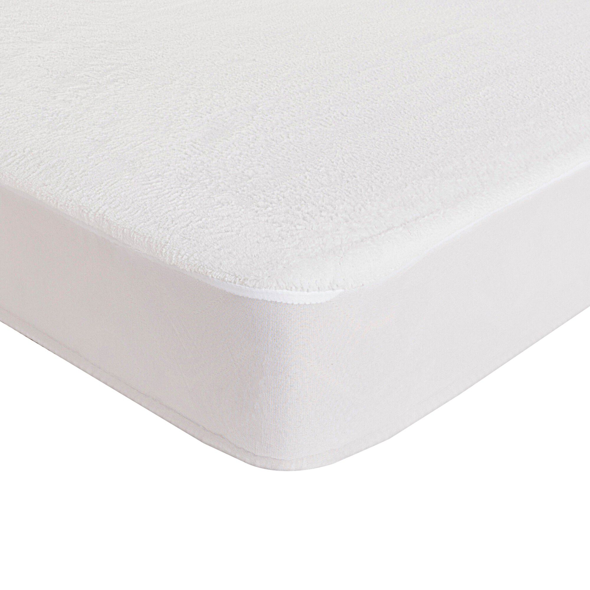 Protège matelas microfibre imperméable forme housse