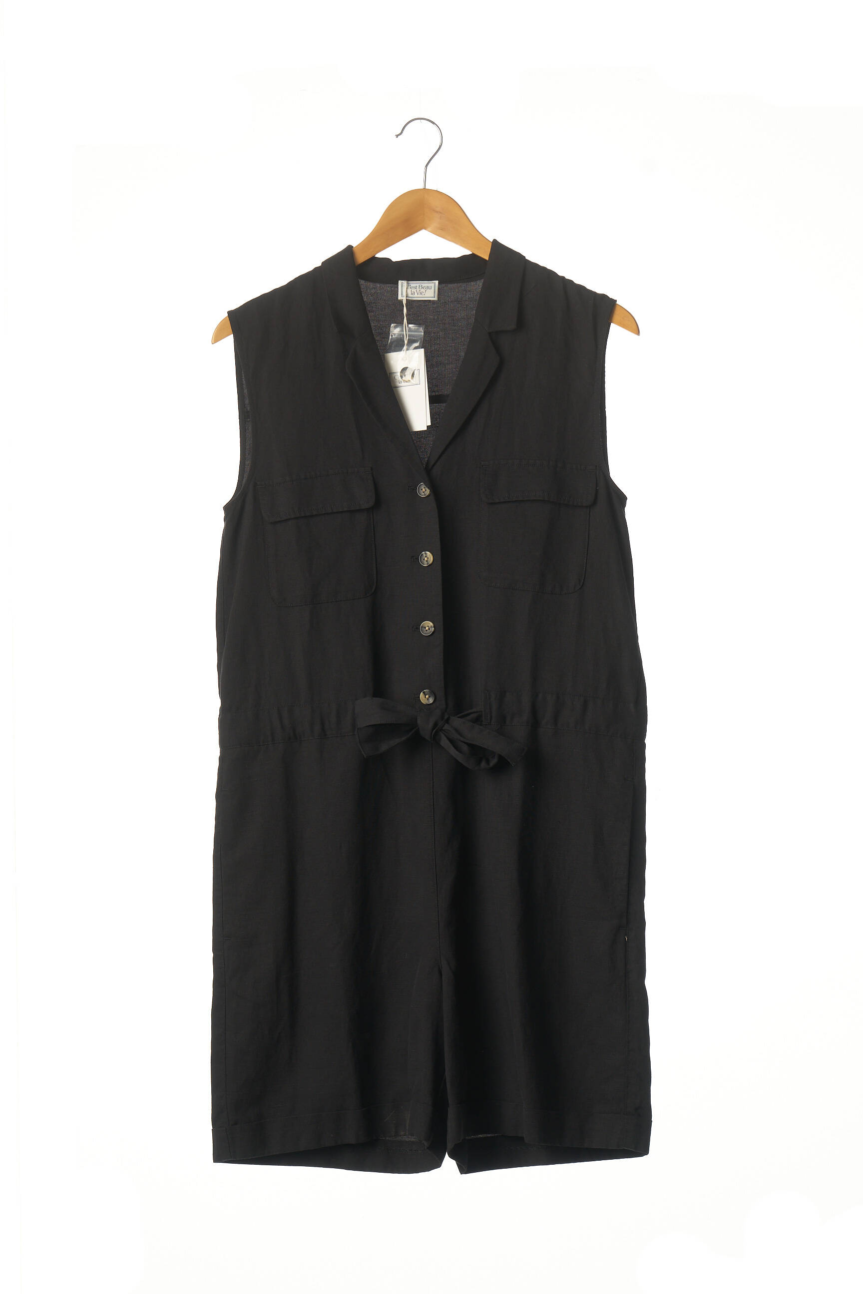 C Est Beau La Vie Combi Shorts Femme couleur noir