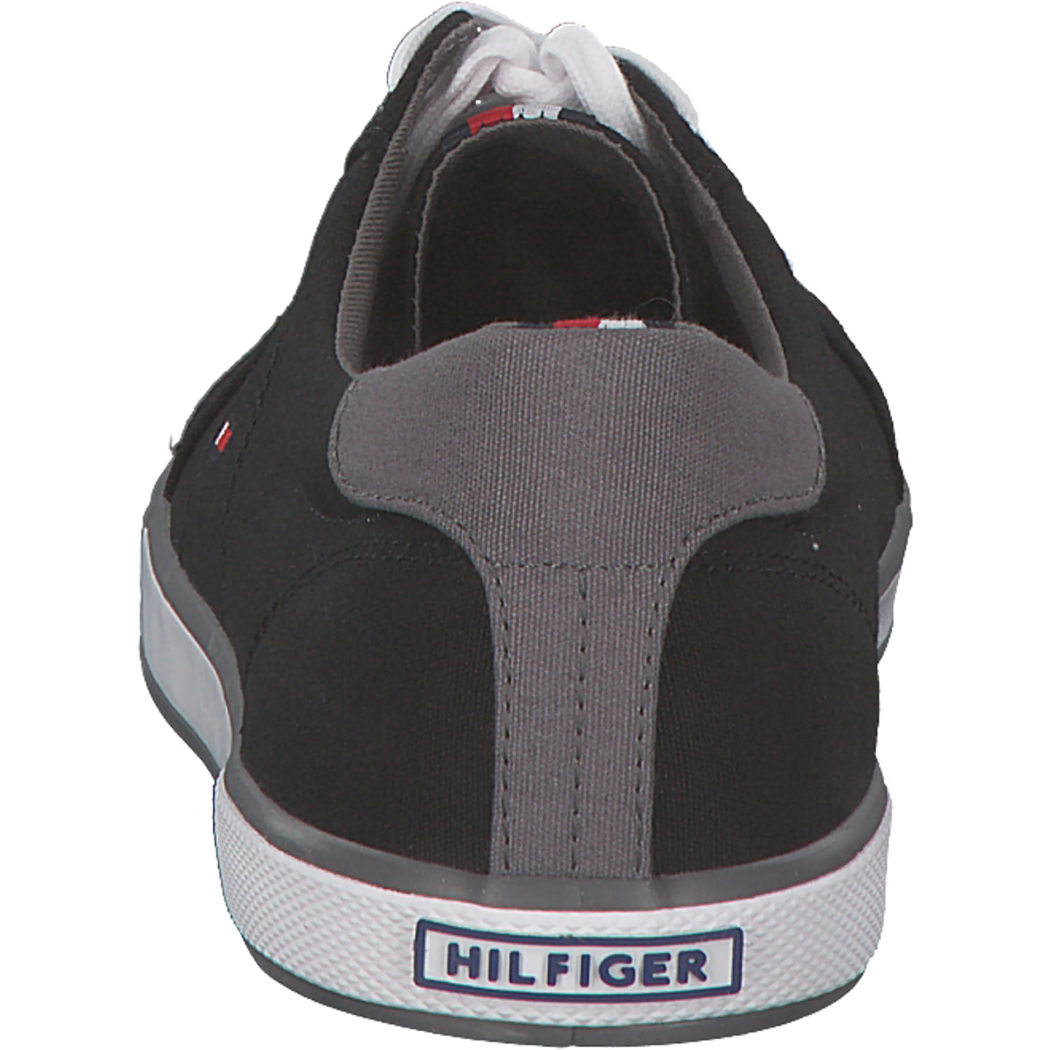 Tommy Hilfiger FM0FM00596, Sneakers Low, Herren, Schwarz (Black/Grey/Red)