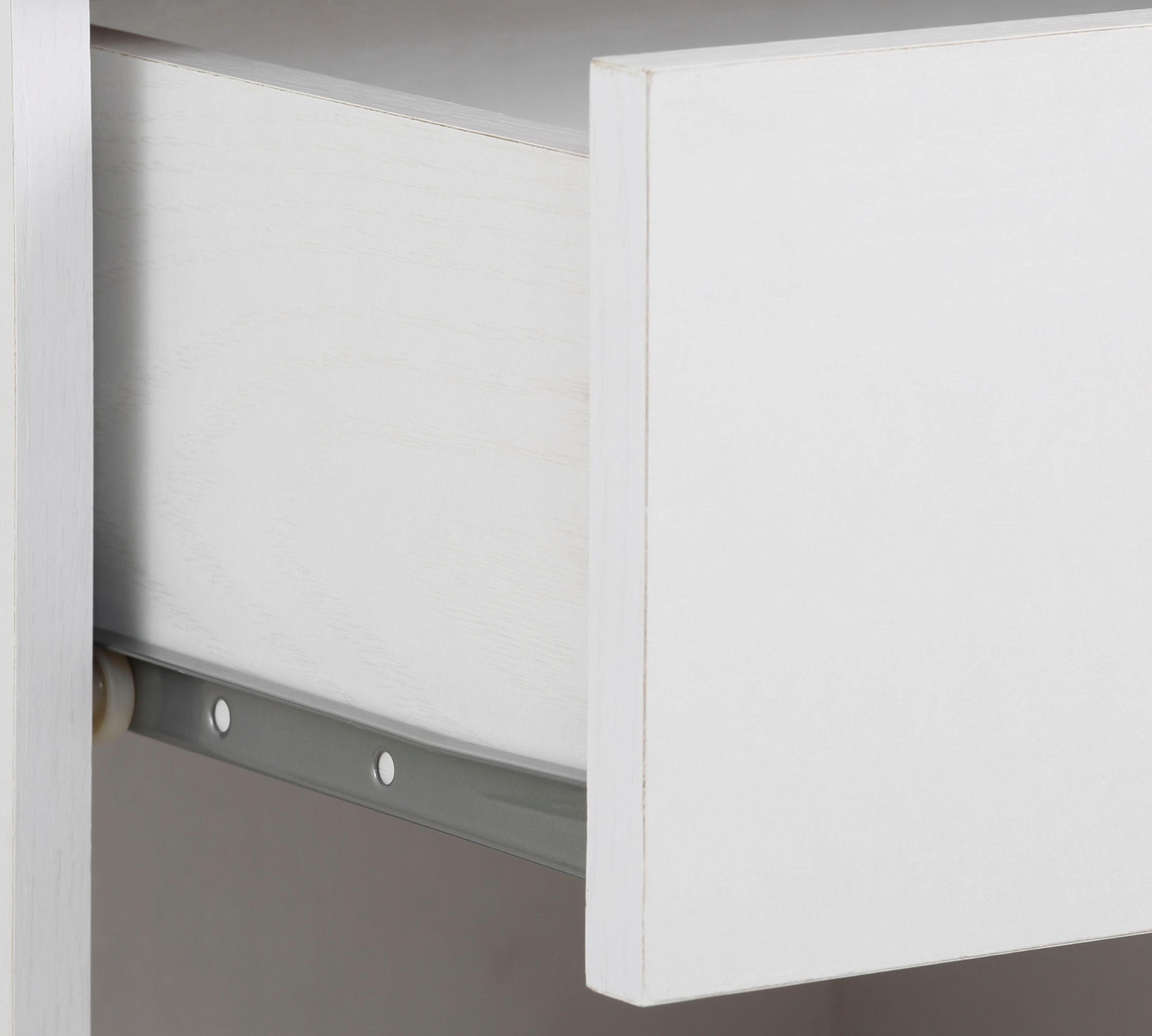 Home affaire Nachtkonsole Binz, mit einem schönen Metall Knopfgriff, Breite 45 cm