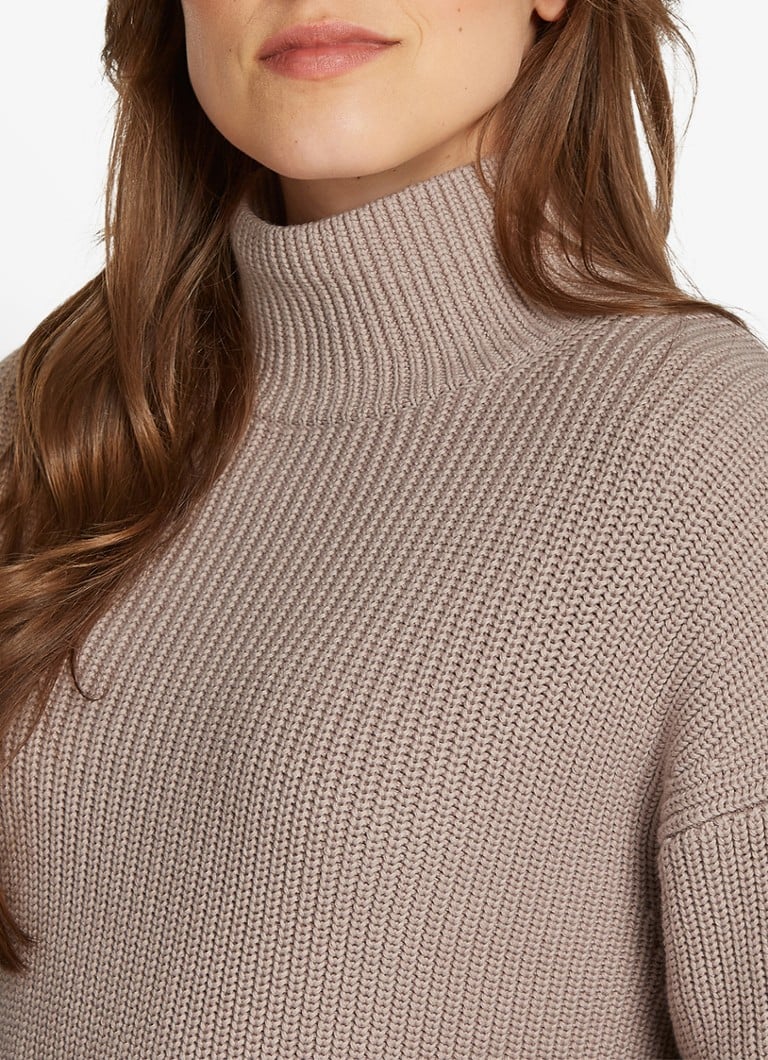 Maglione a collo alto a coste di Calvin Klein