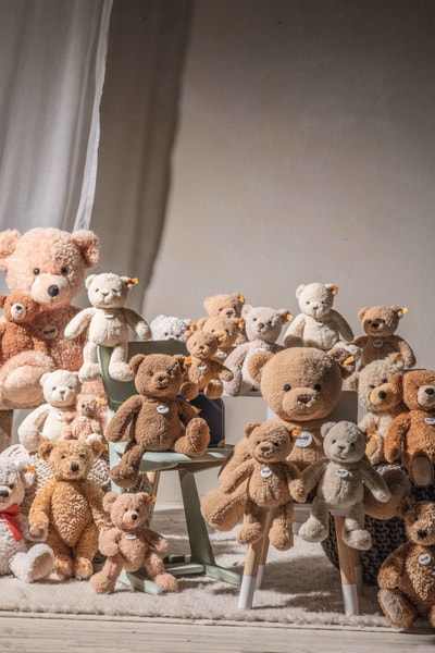 Lilly Schlenker-Teddybär, 40 cm, weiß