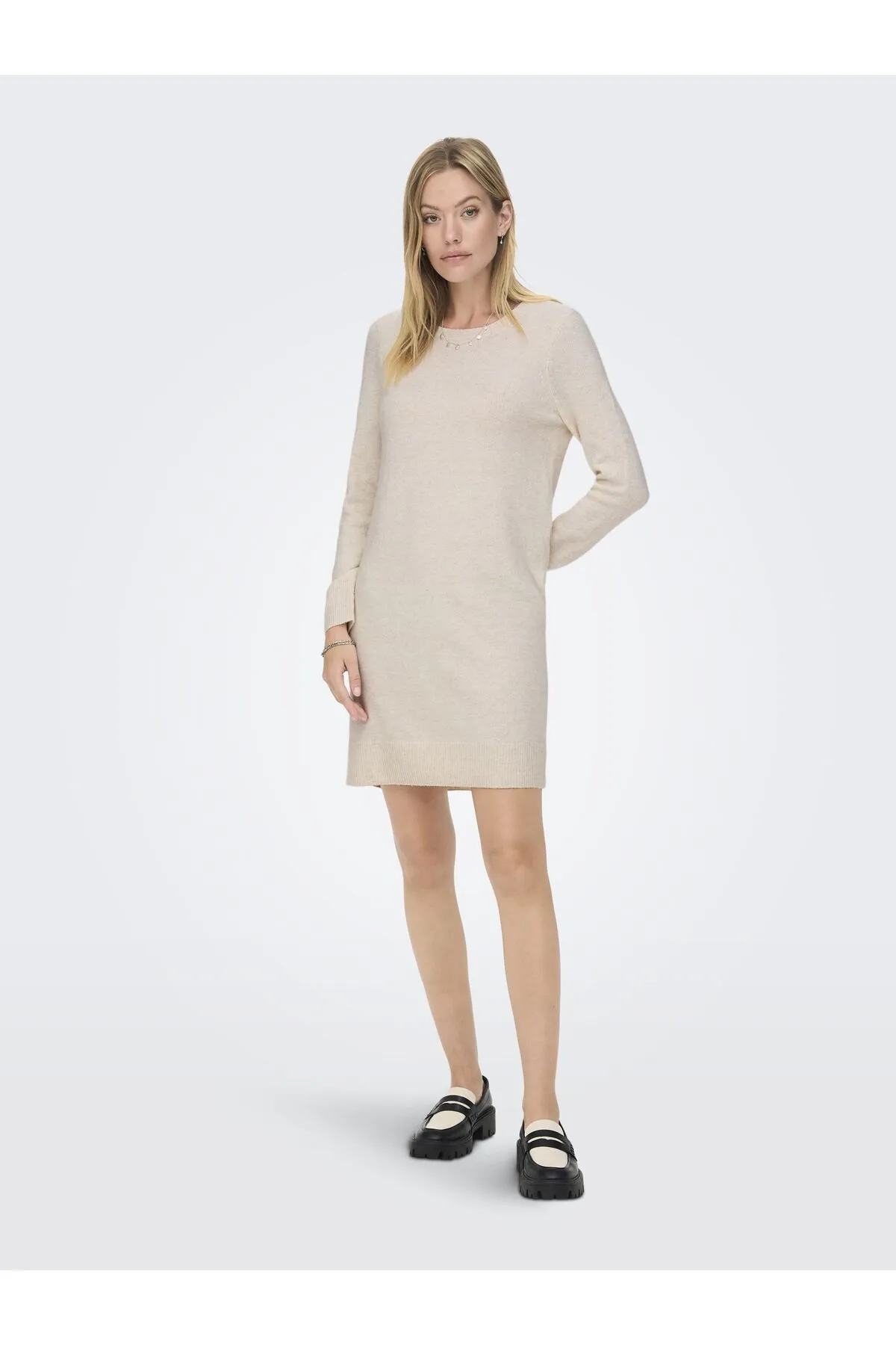 Only  Strickkleid ONLRICA L/S O-NECK DRESS KNT NOOS