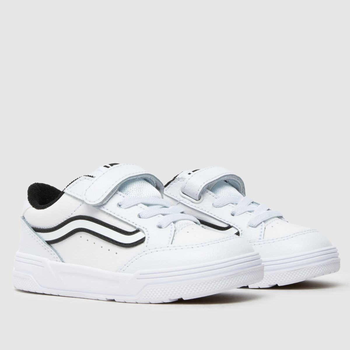 Vans fehér és fekete hylane v kisgyermek cipők