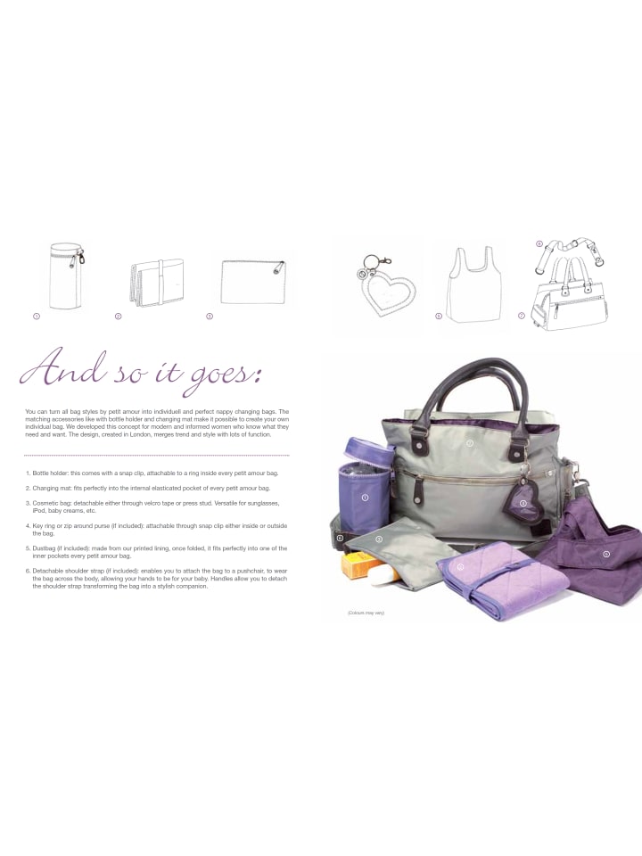 petit amour Wickeltasche 