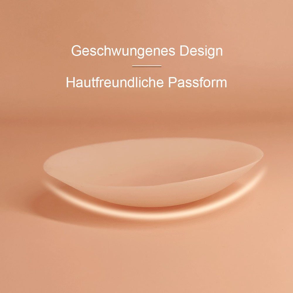 CAMILA BH-Einlagen Ultradünnes, atmungsaktives, unsichtbares Silikon-Brustpflaster (set, 2 Paar), Exposition wirksam verhindern